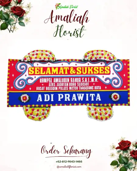 Papan Bunga Ucapan Selamat Kedisan